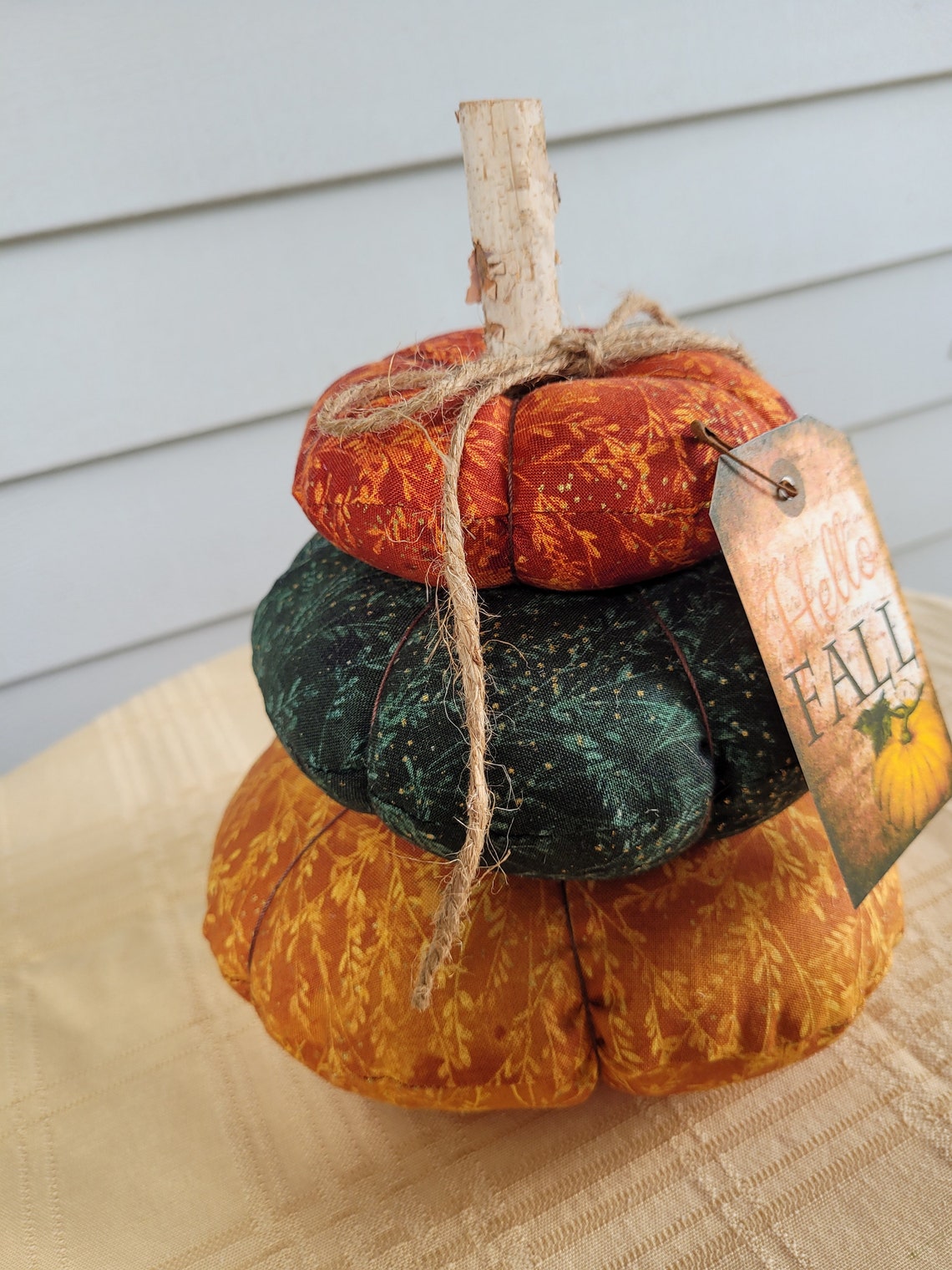 Stacked Pumpkins for Your Fall/autumn/harvest Decor. Hostess Gift ...