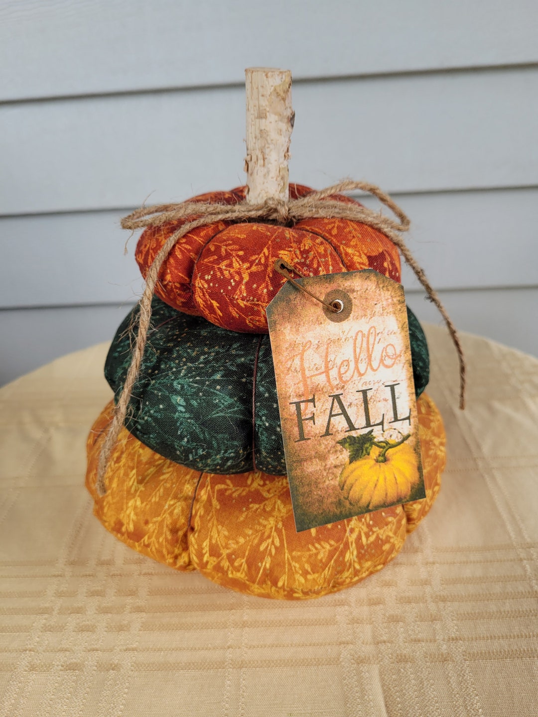 Stacked Pumpkins for Your Fall/autumn/harvest Decor. Hostess Gift ...