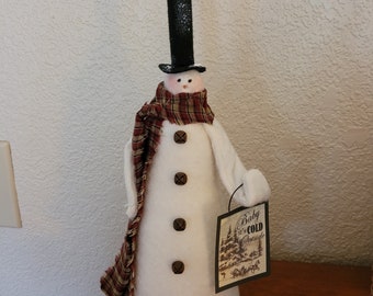 Snowman Christmas decoration primitive snowman country snowman gift for christmas snowman gift