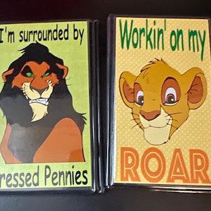 Elongated / Pressed Penny Souvenir Book / Album - Disney Inspired Lion King