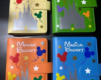 A6 Budget Binder | Cash Binder | Budget Binder | Savings | Money Binder | money Holder Disney Inspired