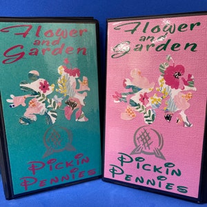 Elongated / Pressed Penny Souvenir Book / Album - Disney Inspired Flower and Garden Epcot