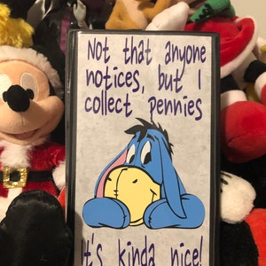 Elongated / Pressed Penny Souvenir Book / Album - Disney Inspired Winnie the Pooh Eeyore