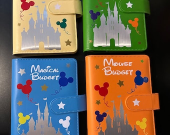 A6 Budget Binder | Cash Binder | Budget Binder | Savings | Money Binder | money Holder Disney Inspired