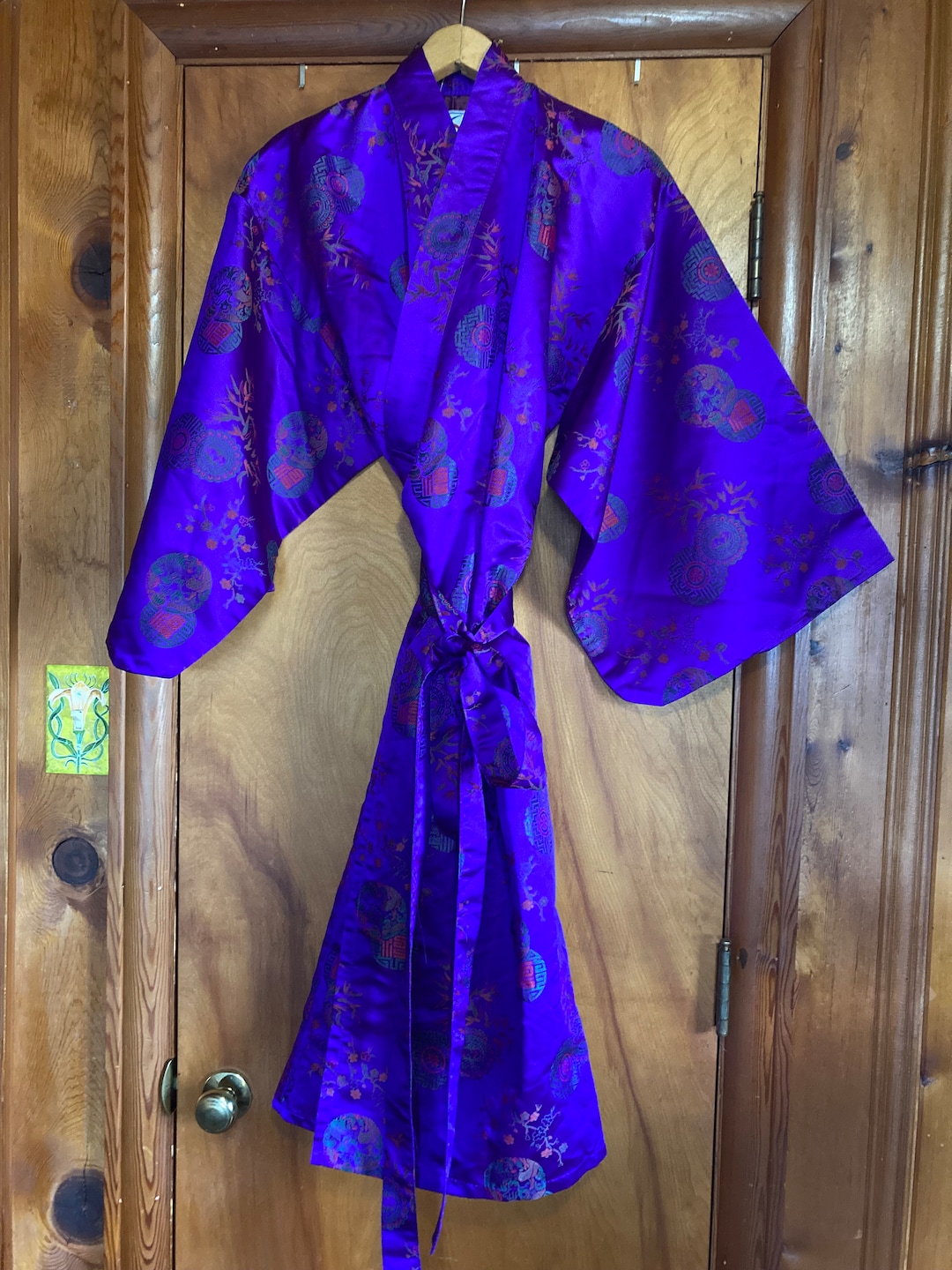 Asian Silk Robe Etsy