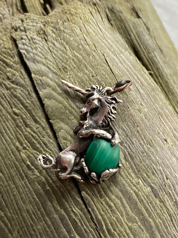 Sterling silver unicorn Pendent