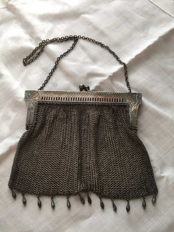 metal chain link purse - image 1