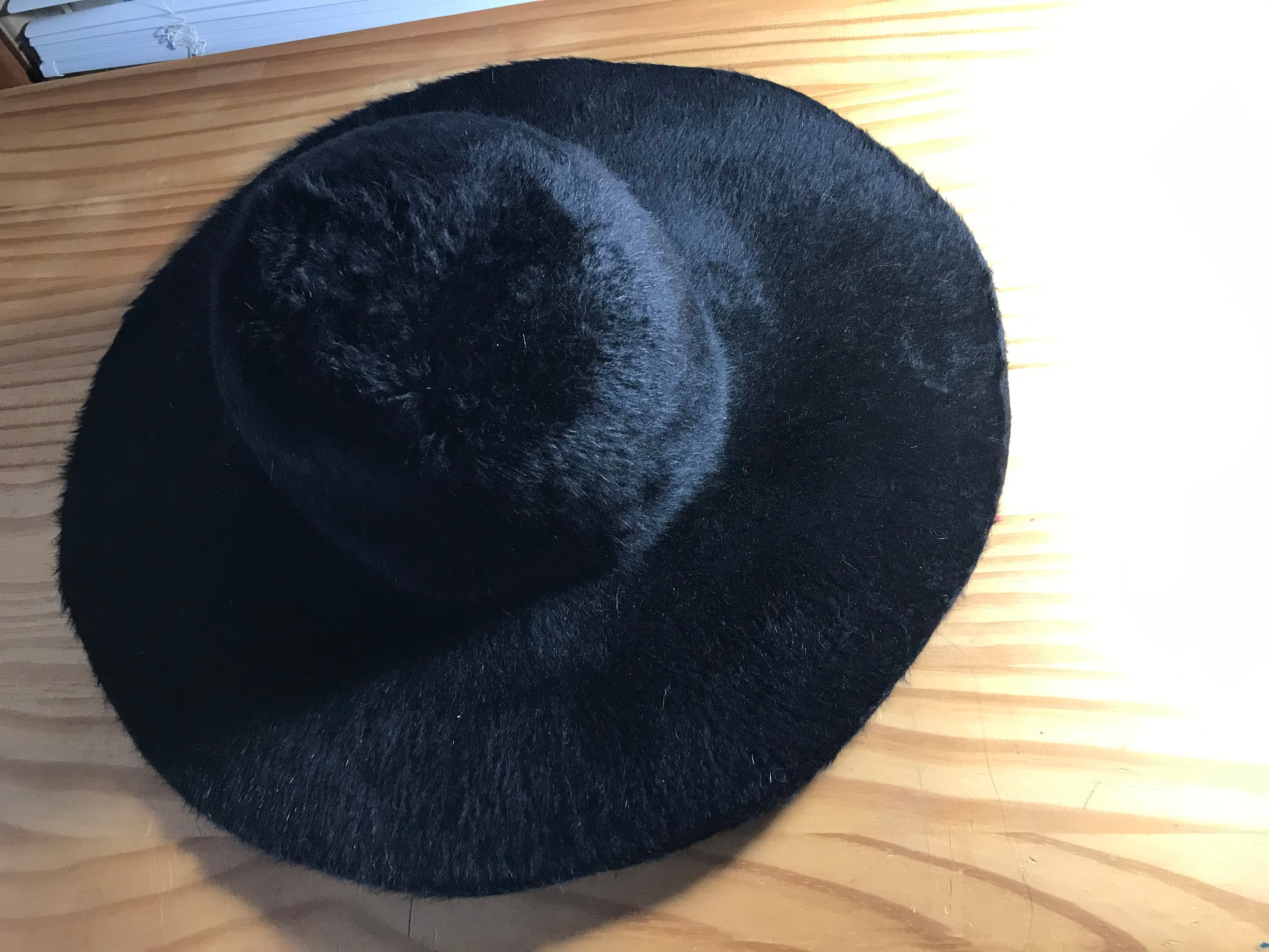 Banana Republic Black Wide Brim Hat - Etsy display picture 3