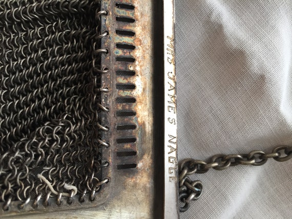 metal chain link purse - image 4