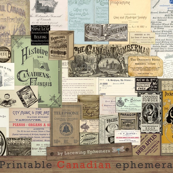 Canadian ephemera, vintage Canadian, posters, Canuck, Quebec, advertisements, printable, Toronto, Vancouver, Montreal, Rogers, old, DOWNLOAD