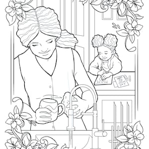 PDF Coloring Page Mother&#39;s Day