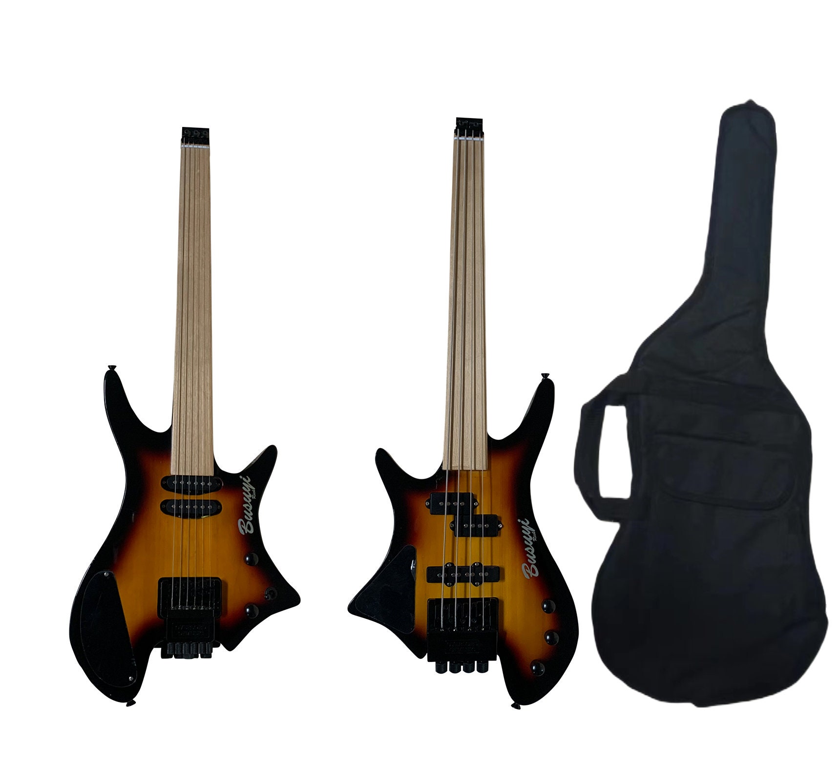 4 弦ショートスケール ベース/6 弦リード ヘッドレス (2 in 1
