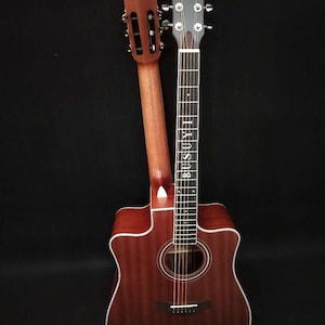 Guitarra acústica de 6 cuerdas / 6 cuerdas clásicas de doble cara combo 2020