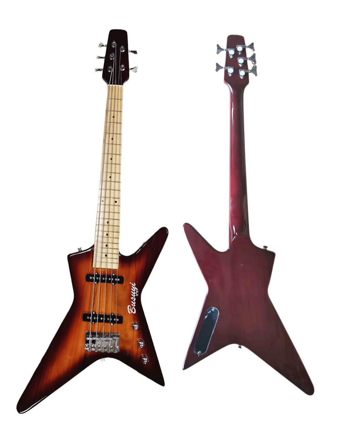 ベース 4strings Zimtown Exquisite 4-Strings Electric Bass Guitar with Guitar