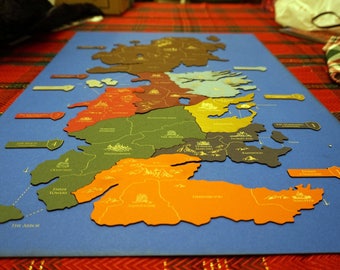 Custom Game of Thrones Risk Board Map