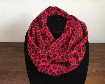 red leopard scarf