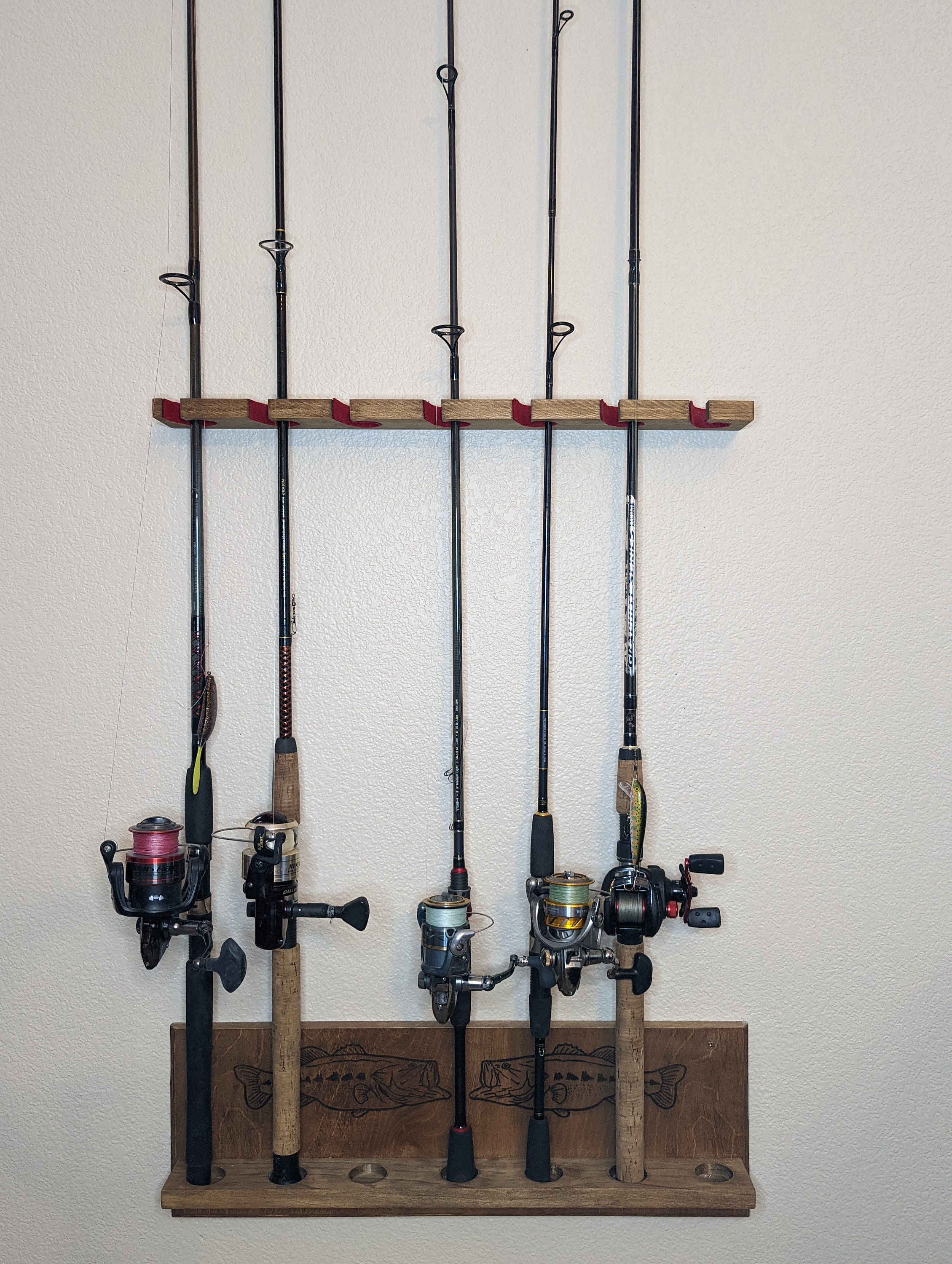 Fishing Pole Holder Vertical -  Israel