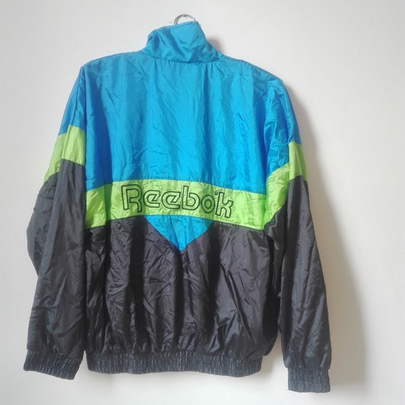 veste reebok vintage bleu