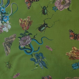 Lady McElroy - Cobra Corsage - Cotton Lawn - Kiwi - 1/2 Meter