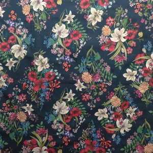 Lady McElroy Exclusive Collection- Diamond Floral - 1/2 Meter