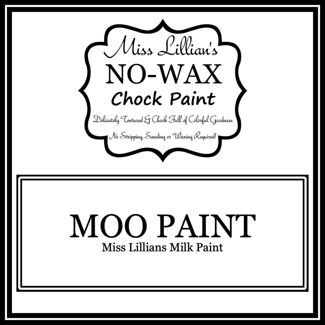 Buttercream Miss Lillian's MOO Paint milk Paint Etsy
