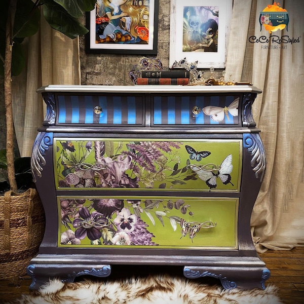 Vigorous Violet - Rub On Transfer  48" x 35" - Redesign with Prima