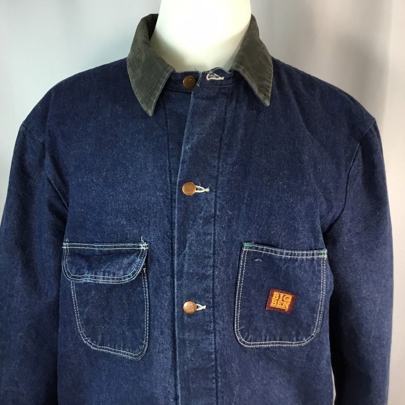 Big Benmen S Denim Jacketchore Coatvintagebarn Etsy