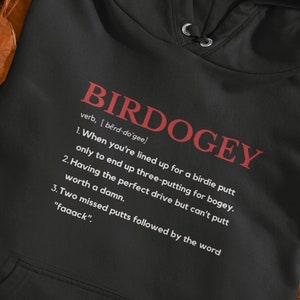 Disc Golf Hoodie, Funny Hoodie, Disc Golf Gift For Him or Her, Birdogey, FREE SHIPPING!!, Back Nine Disc Golf