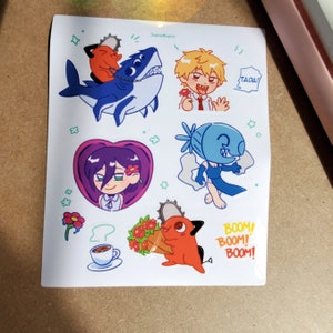 C/S/M inspired Sticker Sheets Anime Cute