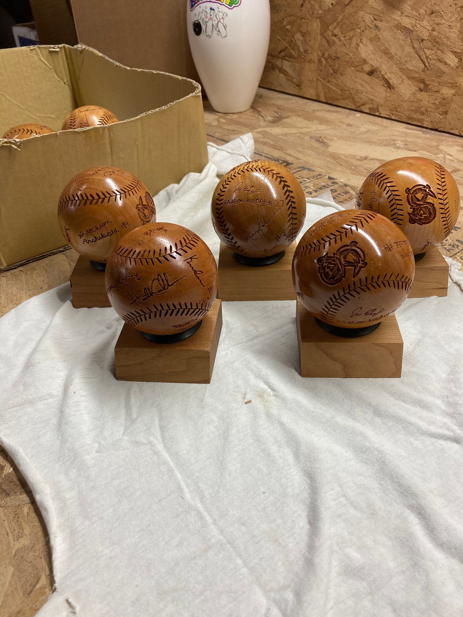 Custom Wooden Baseball Etsy