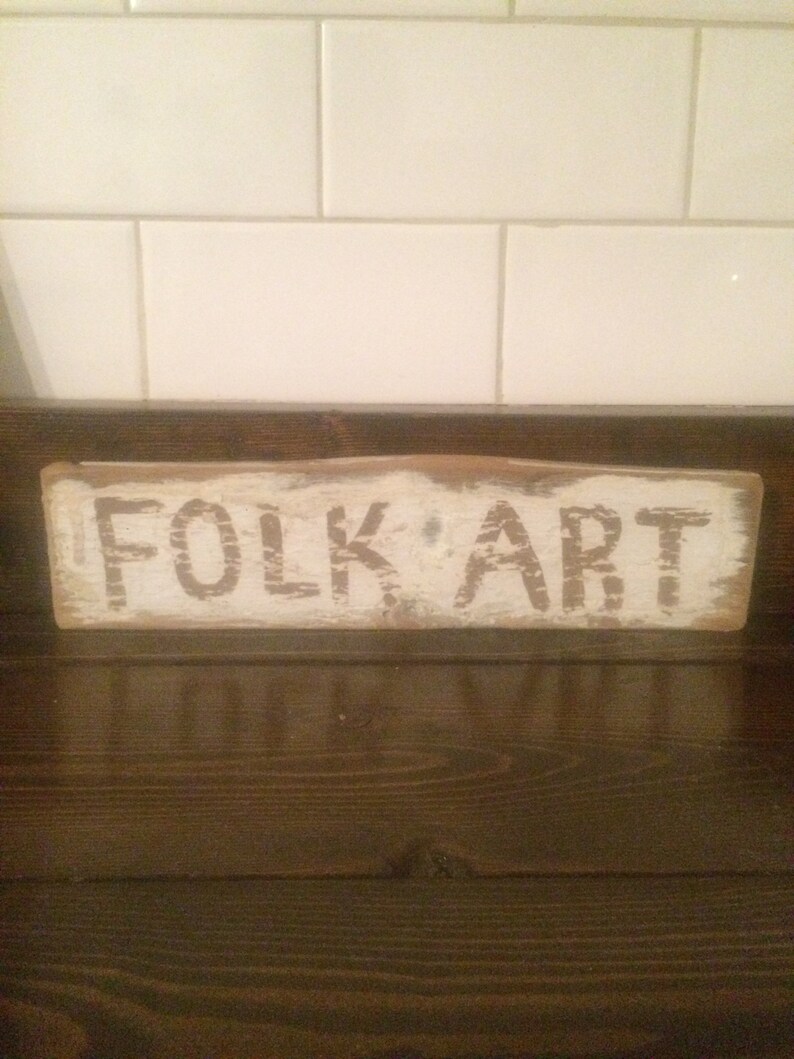 Folk Art Sign Etsy