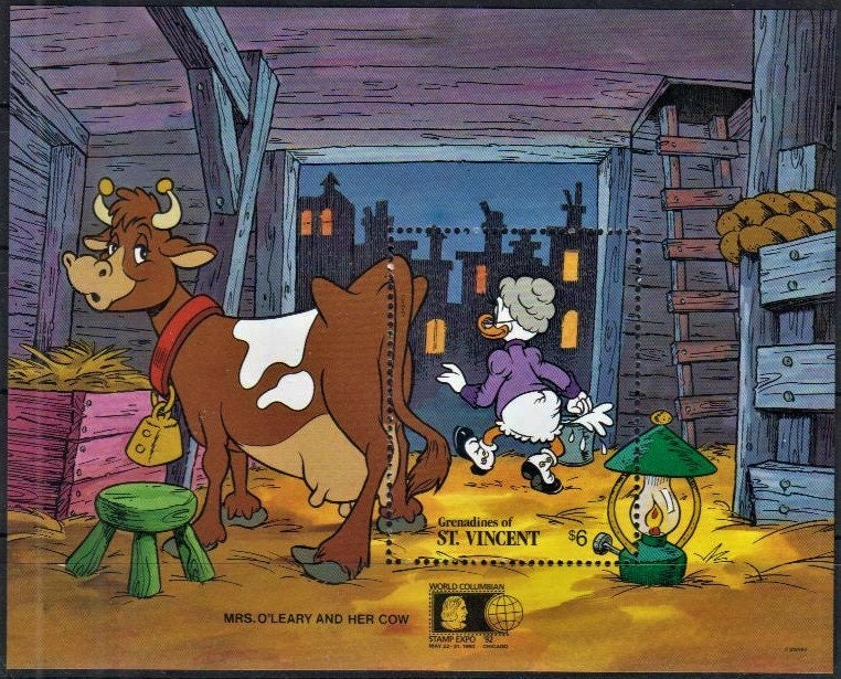 ディズニースタンプギャラリー セントビンセント・グレナディ―ン発行  レア ディズニースタンプギャラリー セントビンセント・グレナディ―ン発行