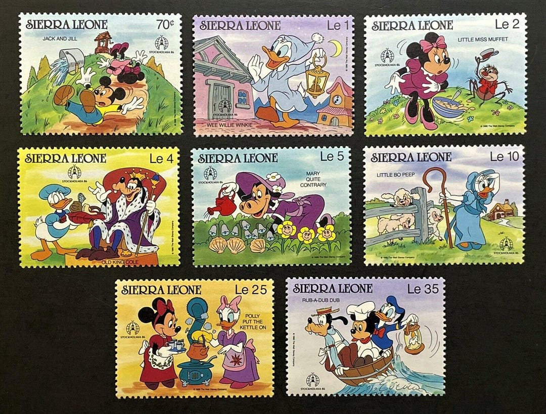 Sierra Leone 1986 Set of 8 Stamps & 2 Souvenir Sheets Scott #799-808 ...