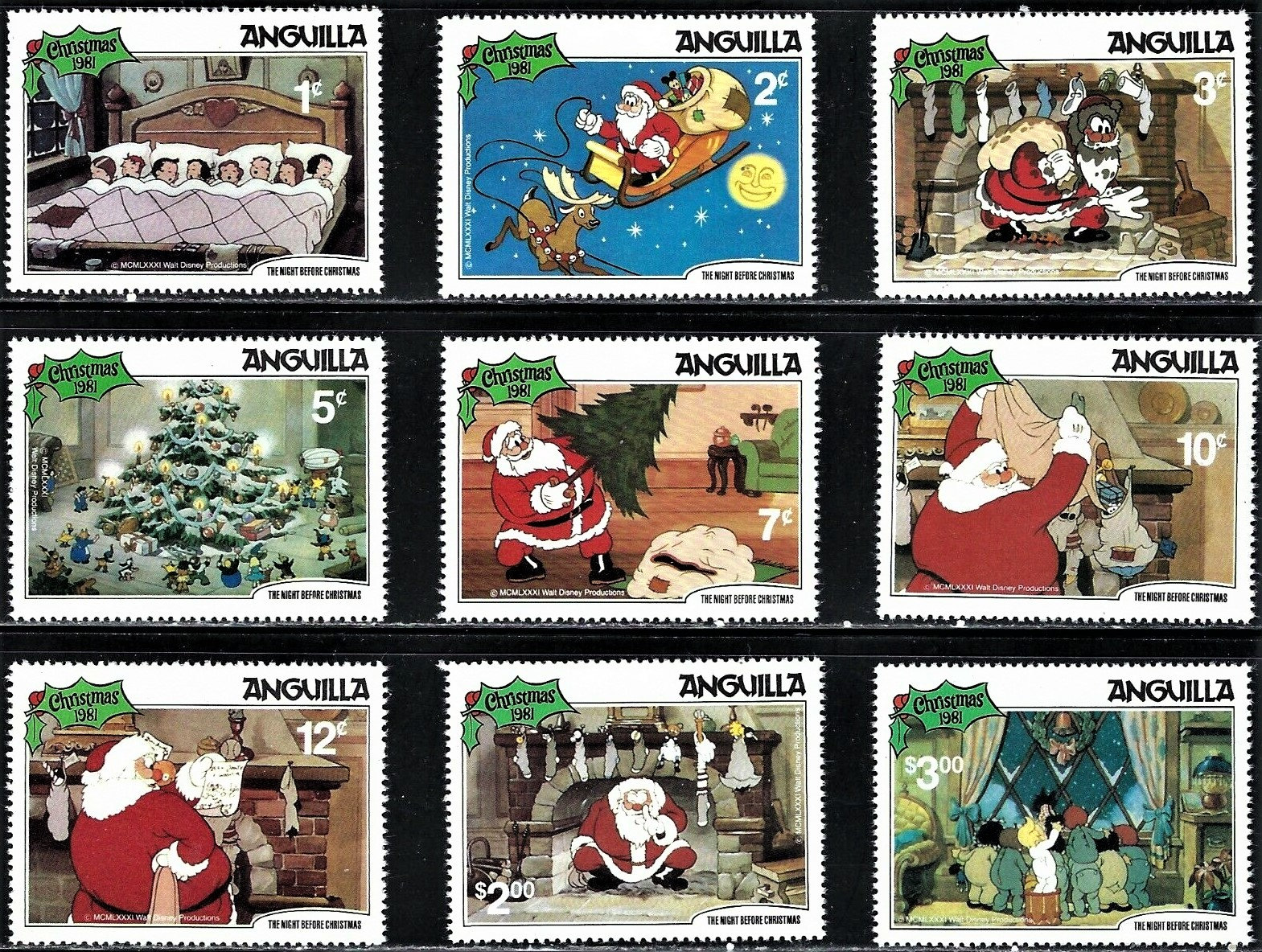 4470 外国切手 ベリーズ 1985年 クリスマス ディズニー30周年記念 4470 外国切手 ベリーズ 1985年 クリスマス ディズニー30周年