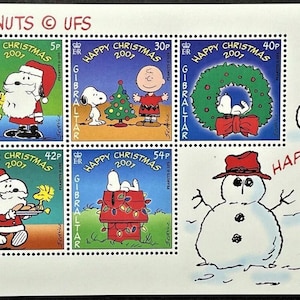 Order peanuts christmas stamps