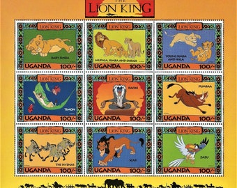 ディズニー 魔法使いの弟子 モンゴル 1983年 切手9枚と記念シートの