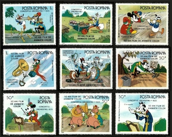 【6点まとめ売り】ディズニー 切手 6点まとめ売り】ディズニー 切手