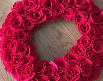 Rose wreath for your special day!