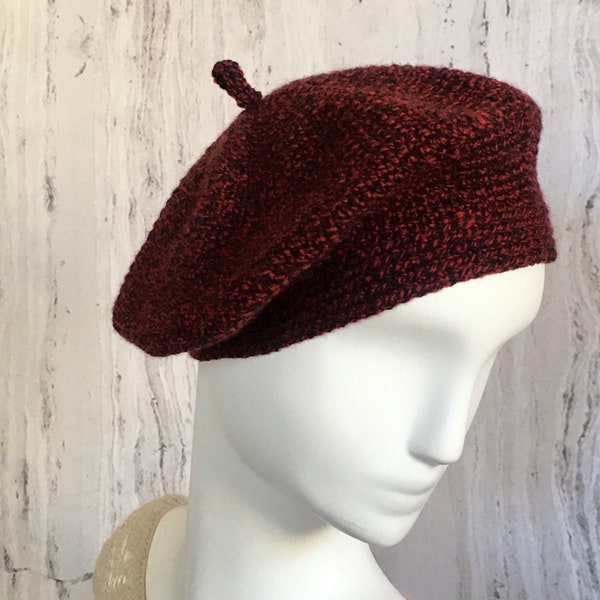 Crochet Beret Etsy
