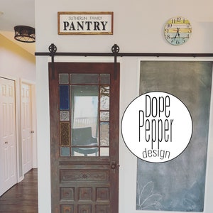 Pantry Sign with Personalization, Farmhouse Kitchen Sign, Personalized Pantry  Sign, Custom Kitchen Sign, Customizable
