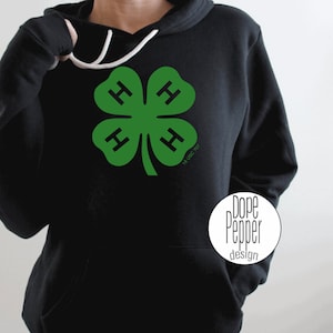 4H Hoodie with Clover Leaf