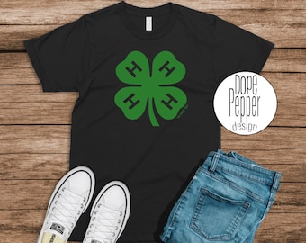 4H Livestock Shirt Unisex Adult and Youth Short Sleeve Tshirt - Etsy
