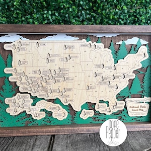 National Parks Travel Map with Personalization!