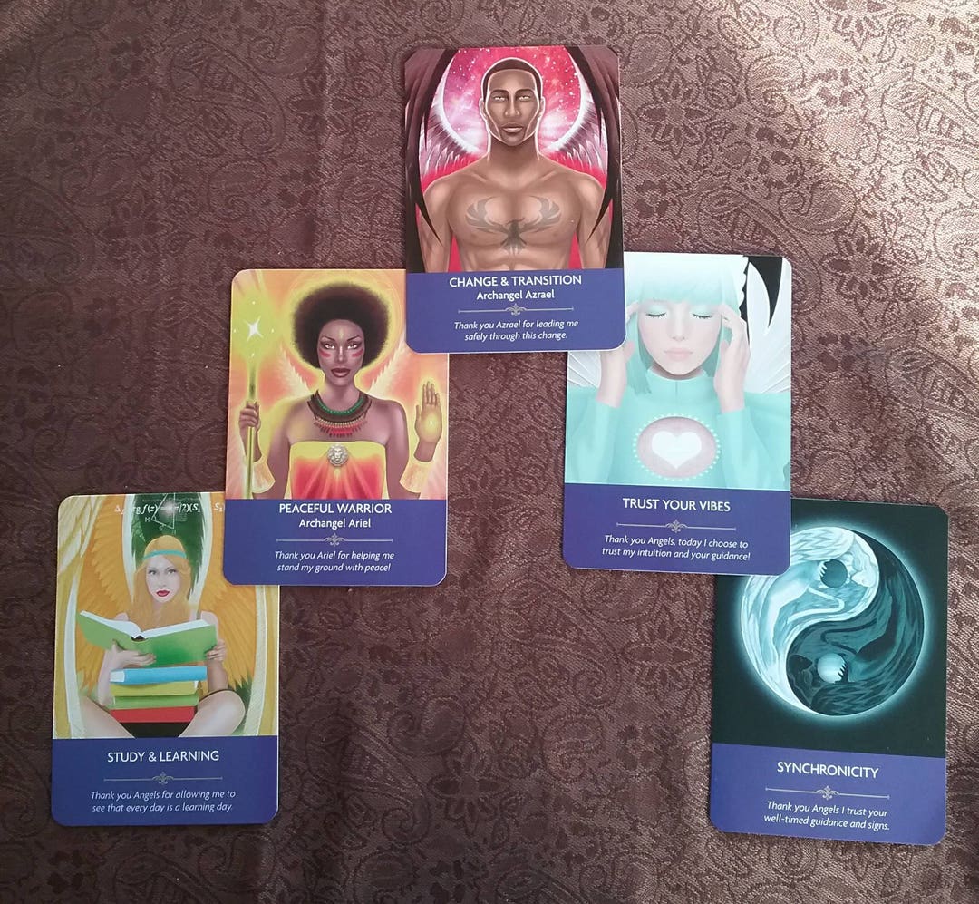 6 Card Healing Angel Card Reading Etsy