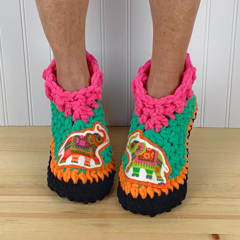 Elephant Slippers - Etsy