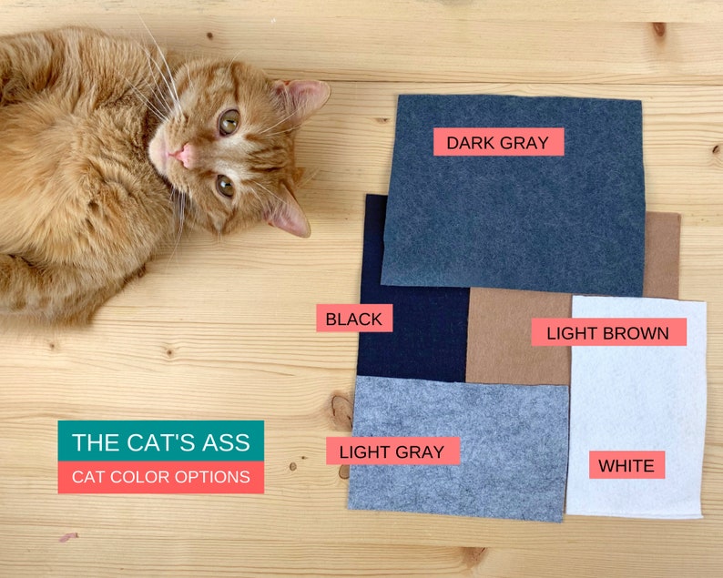 Ginger CAT BUTT Slippers - Cozy Chenille Slipper Socks - The Cat's Ass - Cat Mom - Get Well Care Package - Neuropathy - CRPS - Foot Pain image 8