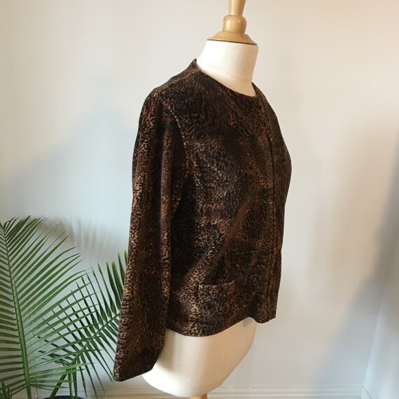 70s Vintage/ Jones New York Sport/ Animal Print/ … - image 3