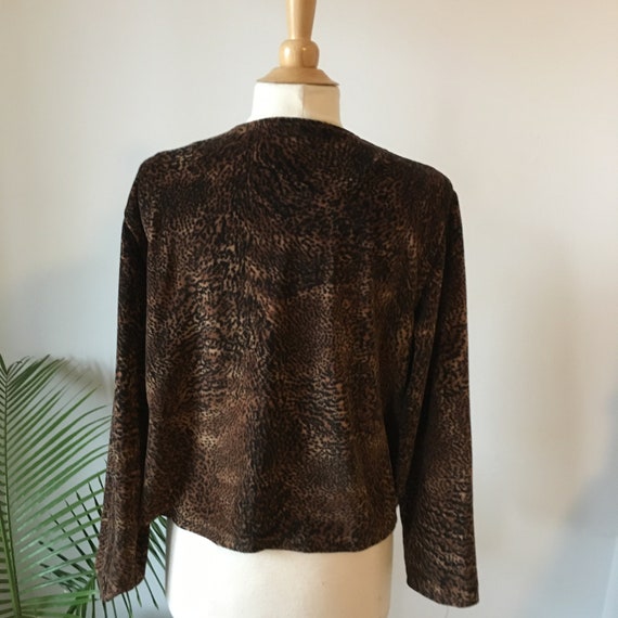 70s Vintage/ Jones New York Sport/ Animal Print/ … - image 2