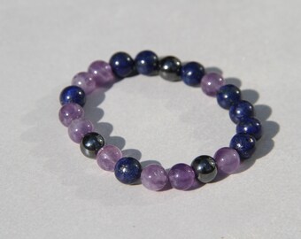 Galaxy Collection: Galaxy - Amethyst, Lapis Lazuli, Hematite