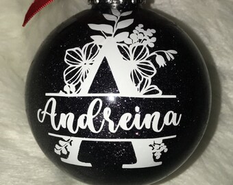 Ornamenti glitter personalizzati